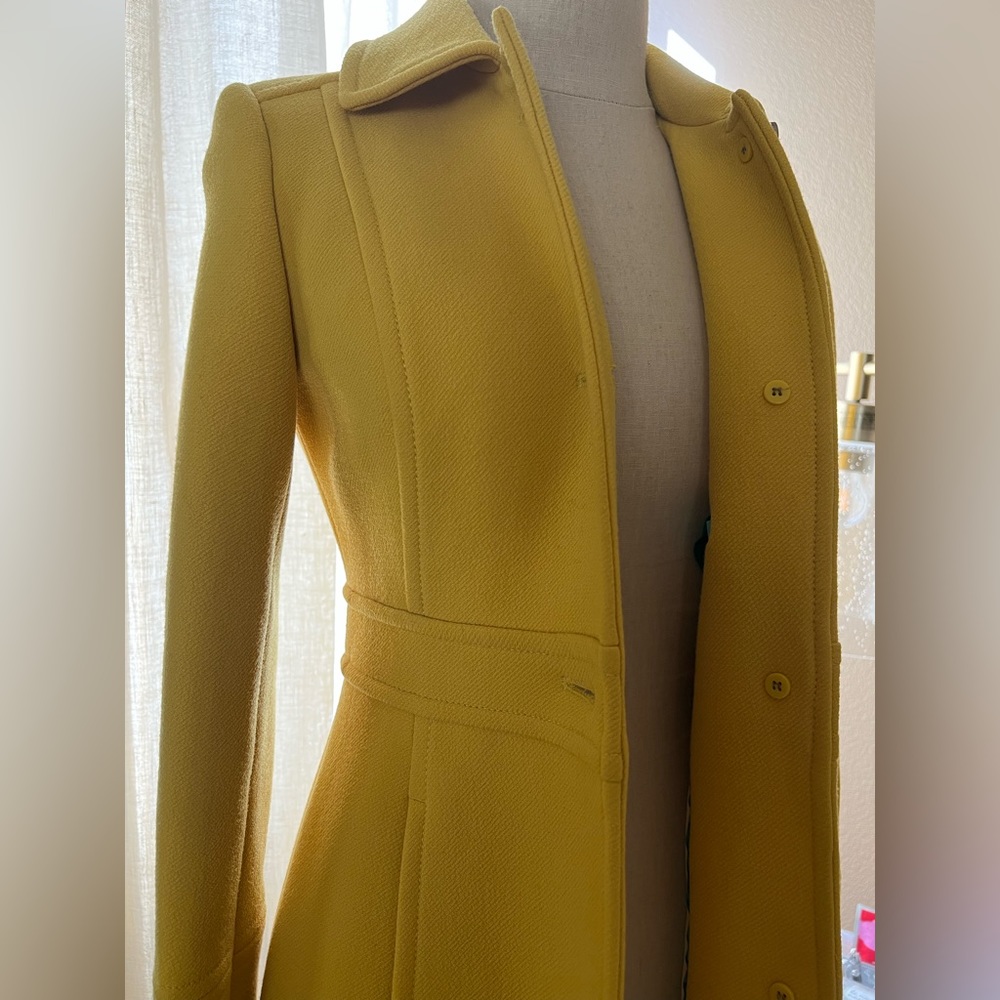 JCrew Yellow Lady Day Coat